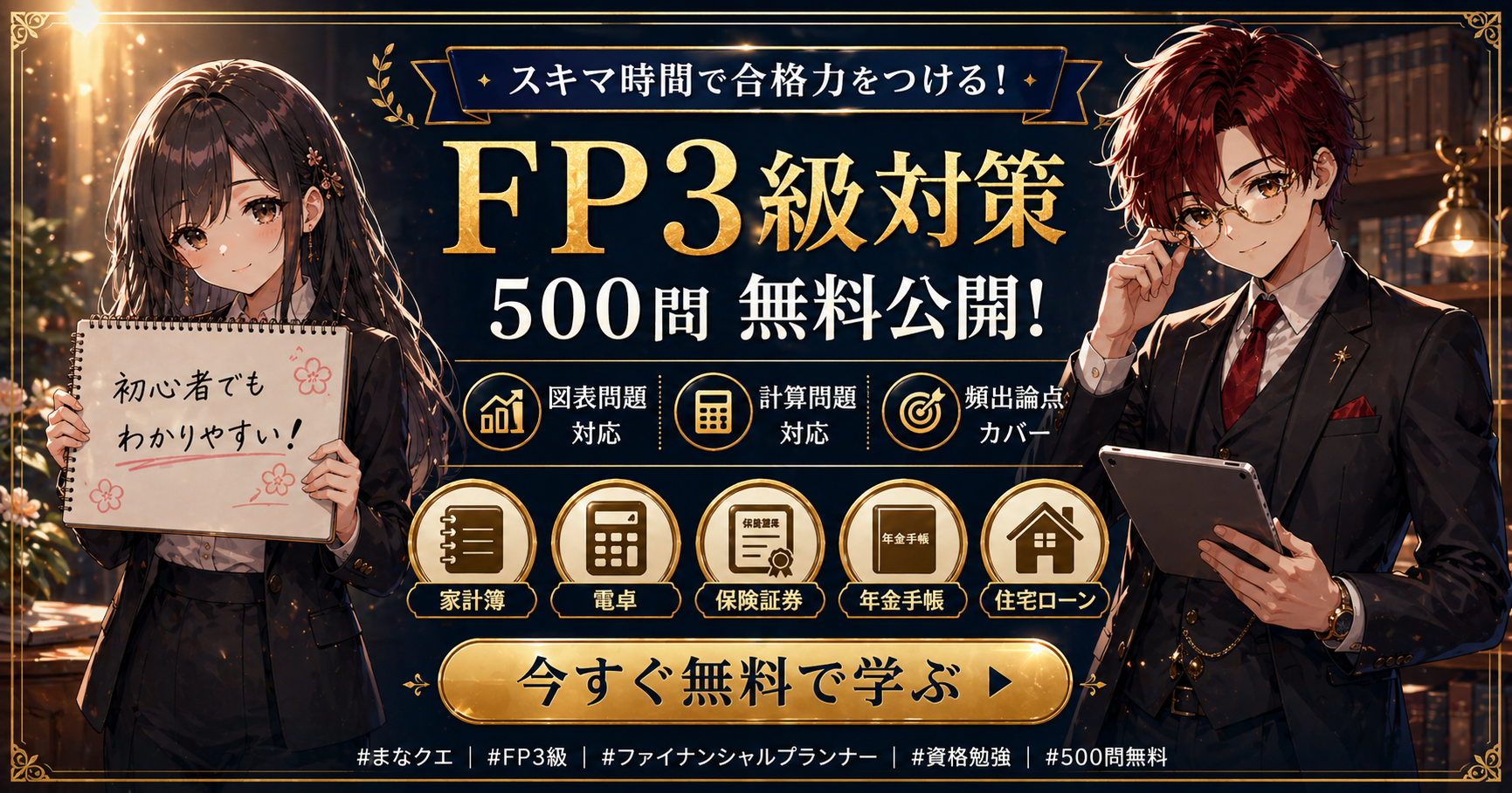 FP3級対策 522問無料公開｜まなクエ！